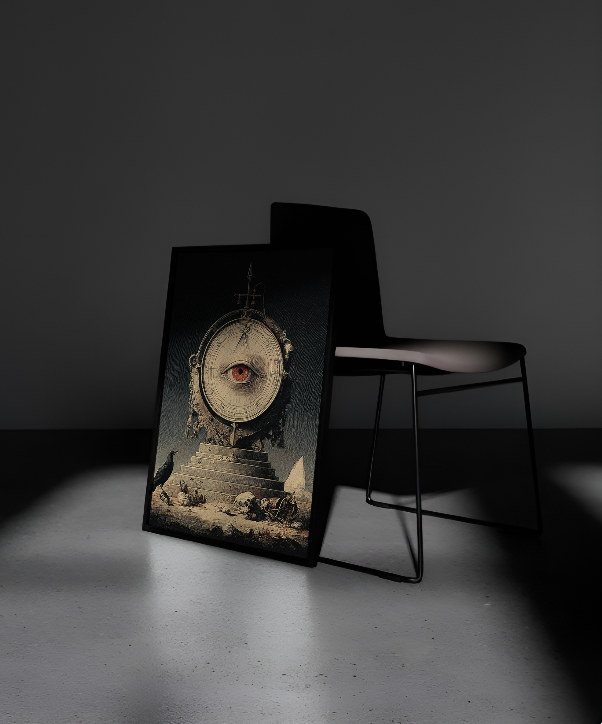 Wooden Framed Print: Sanctum of Wisdom