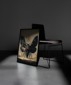 Wooden Framed Print: Seer Moth