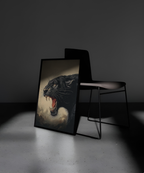 Wooden Framed Print: Rage Within