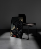 Wooden Framed Print: Canes Saevi