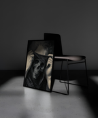 Wooden Framed Print: Veiled Identity