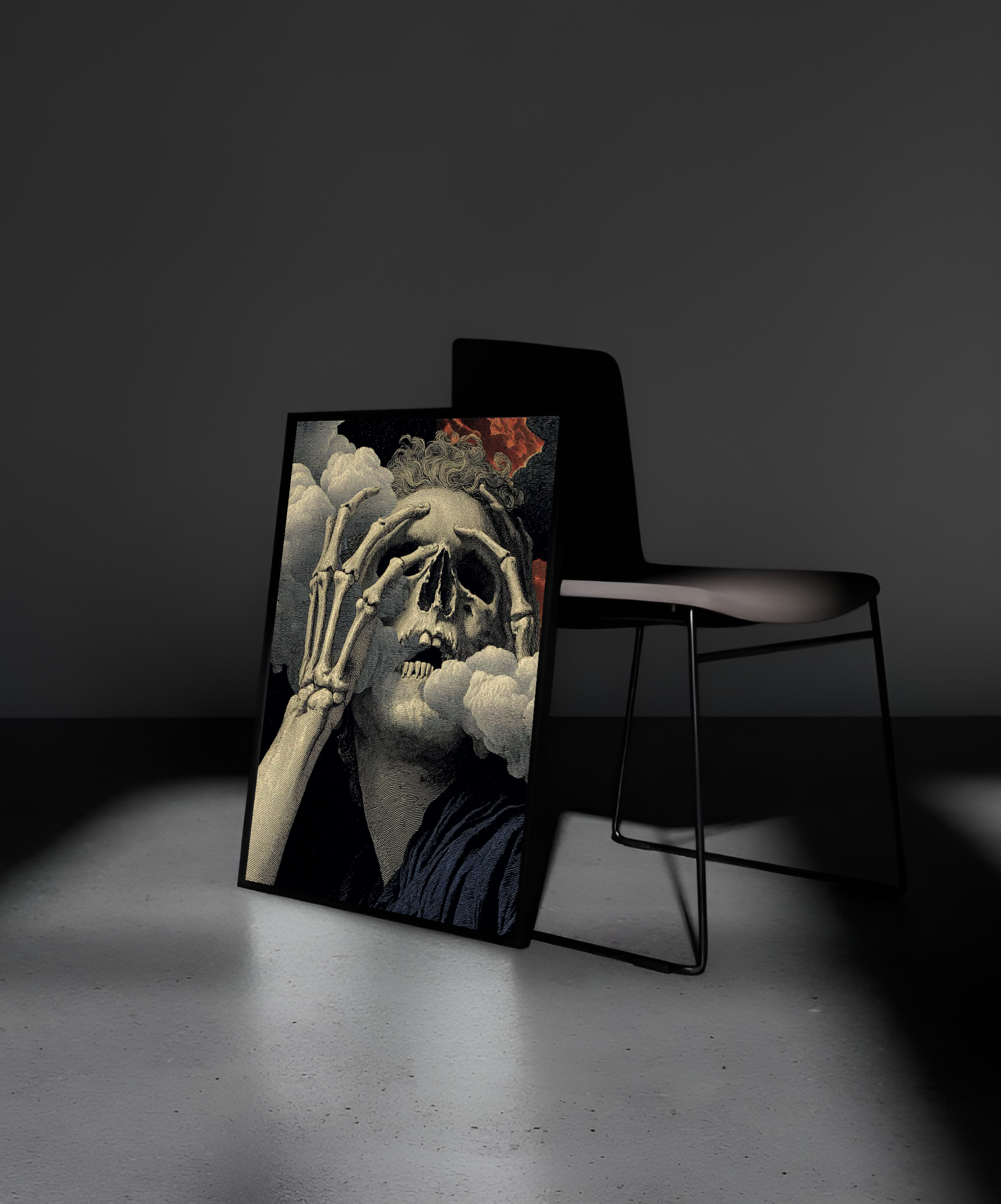 Wooden Framed Print: Idea Distorta