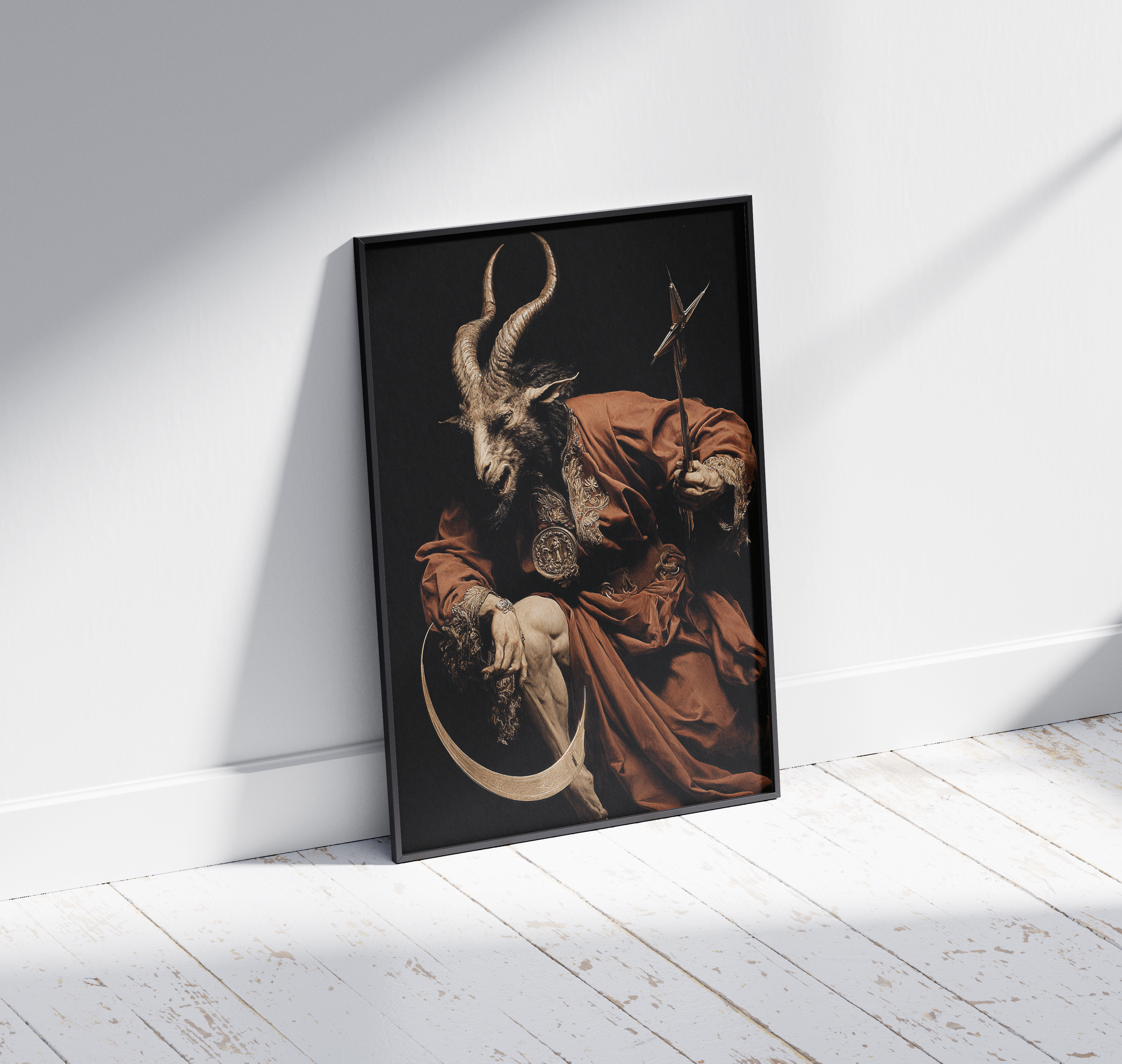 Wooden Framed Print: Priscus Vigor