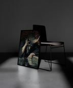 Wooden Framed Print: Meditatio Diaboli