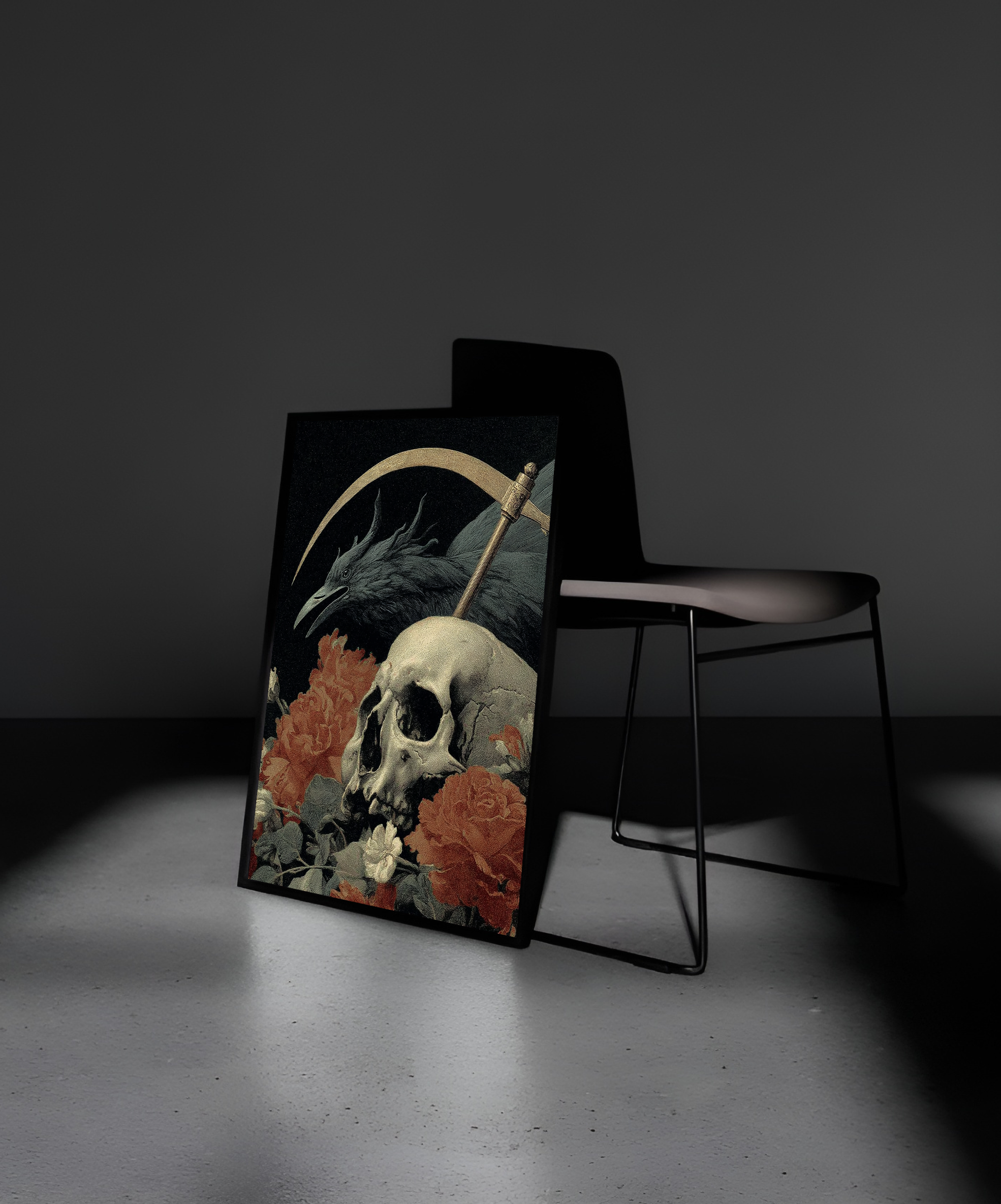 Wooden Framed Print: Dies Devoretur