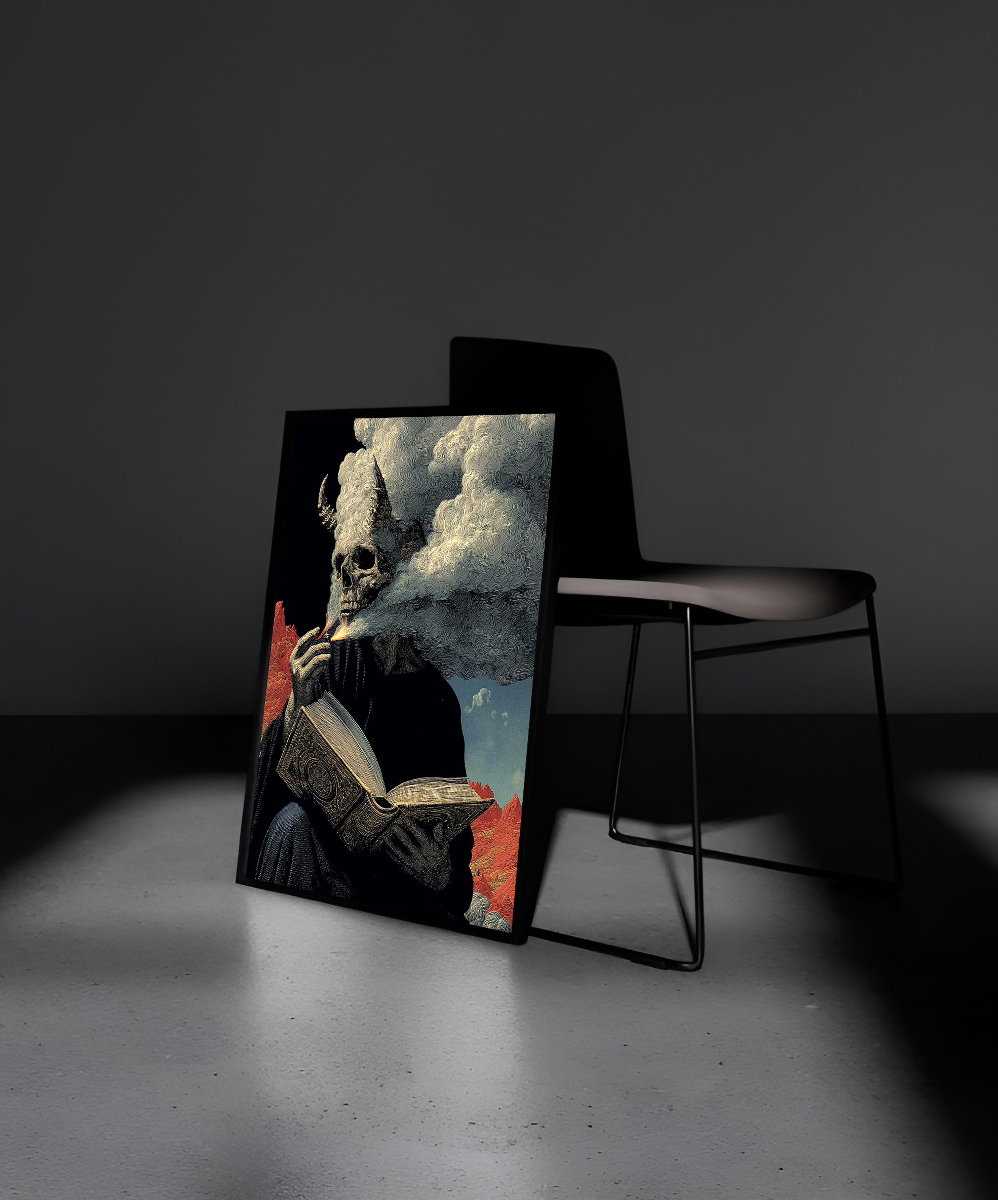 Wooden Framed Print: Secretum Immortale