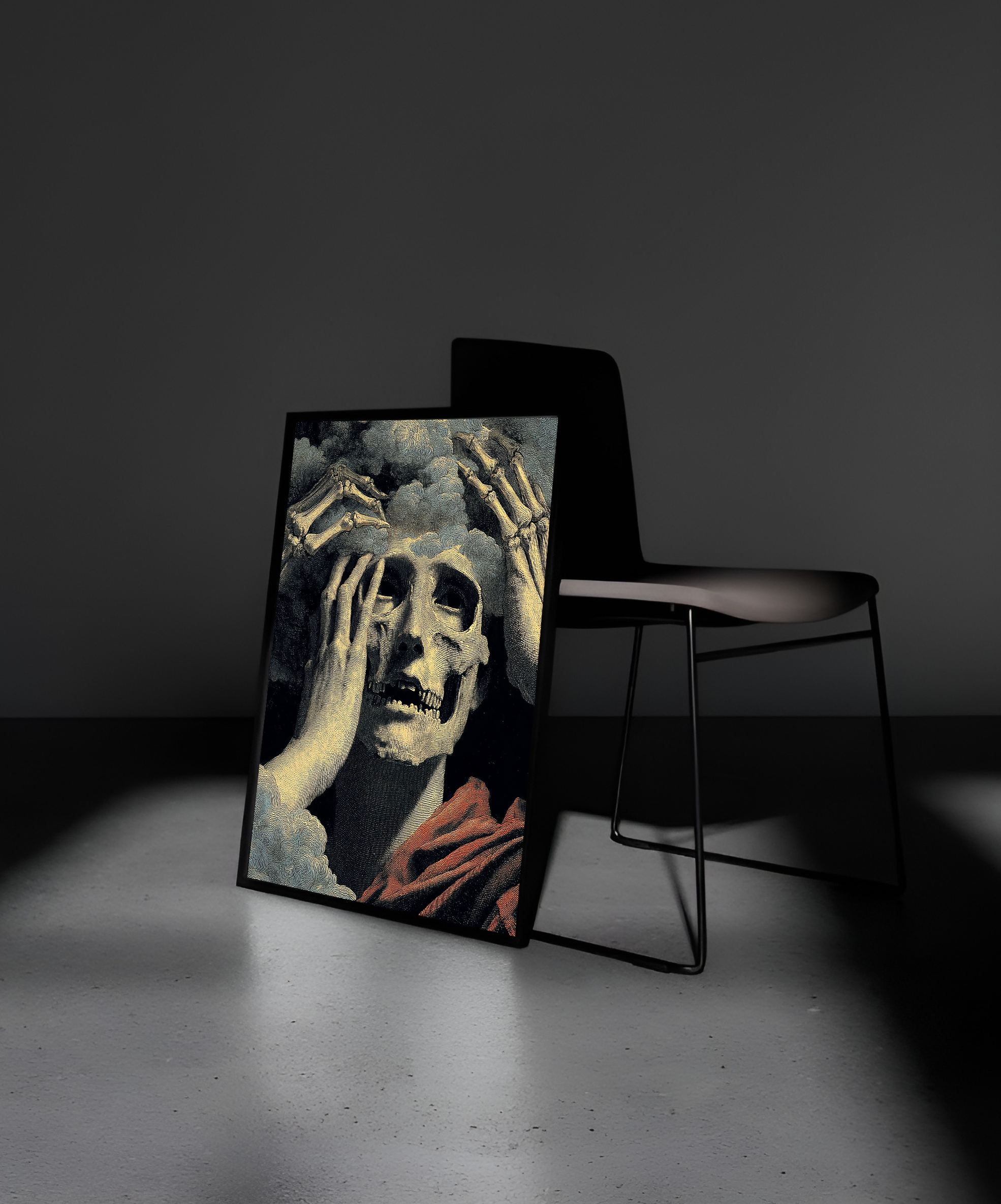 Wooden Framed Print: Ignis Sempiternus