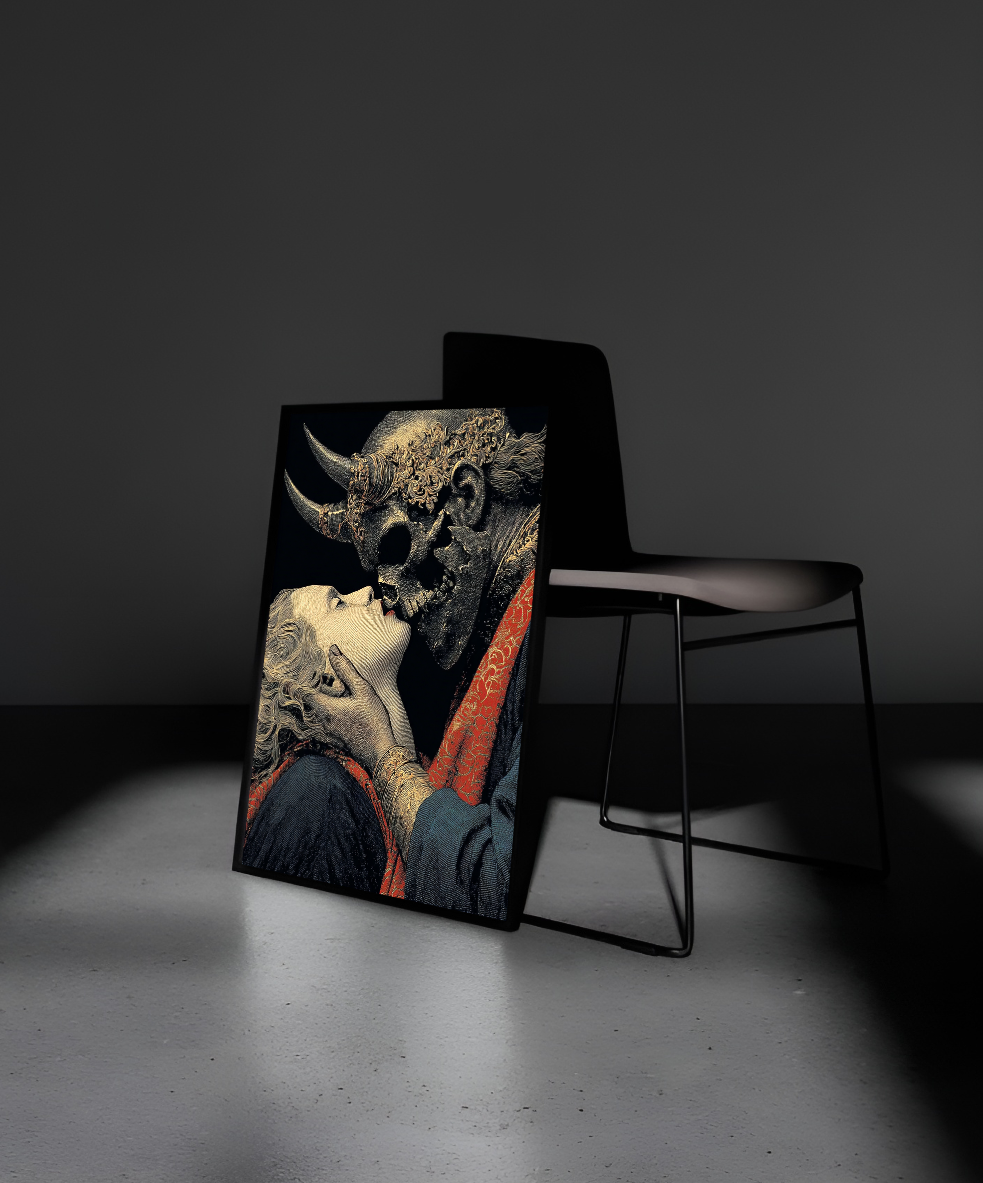 Wooden Framed Print: Fatum Occultum