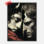 Wooden Framed Print: Gemina Facies