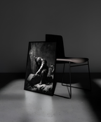 Wooden Framed Print: Lux Nigra