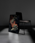 Wooden Framed Print: Magia Nigra