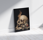 Wooden Framed Print: Ossa Ignea