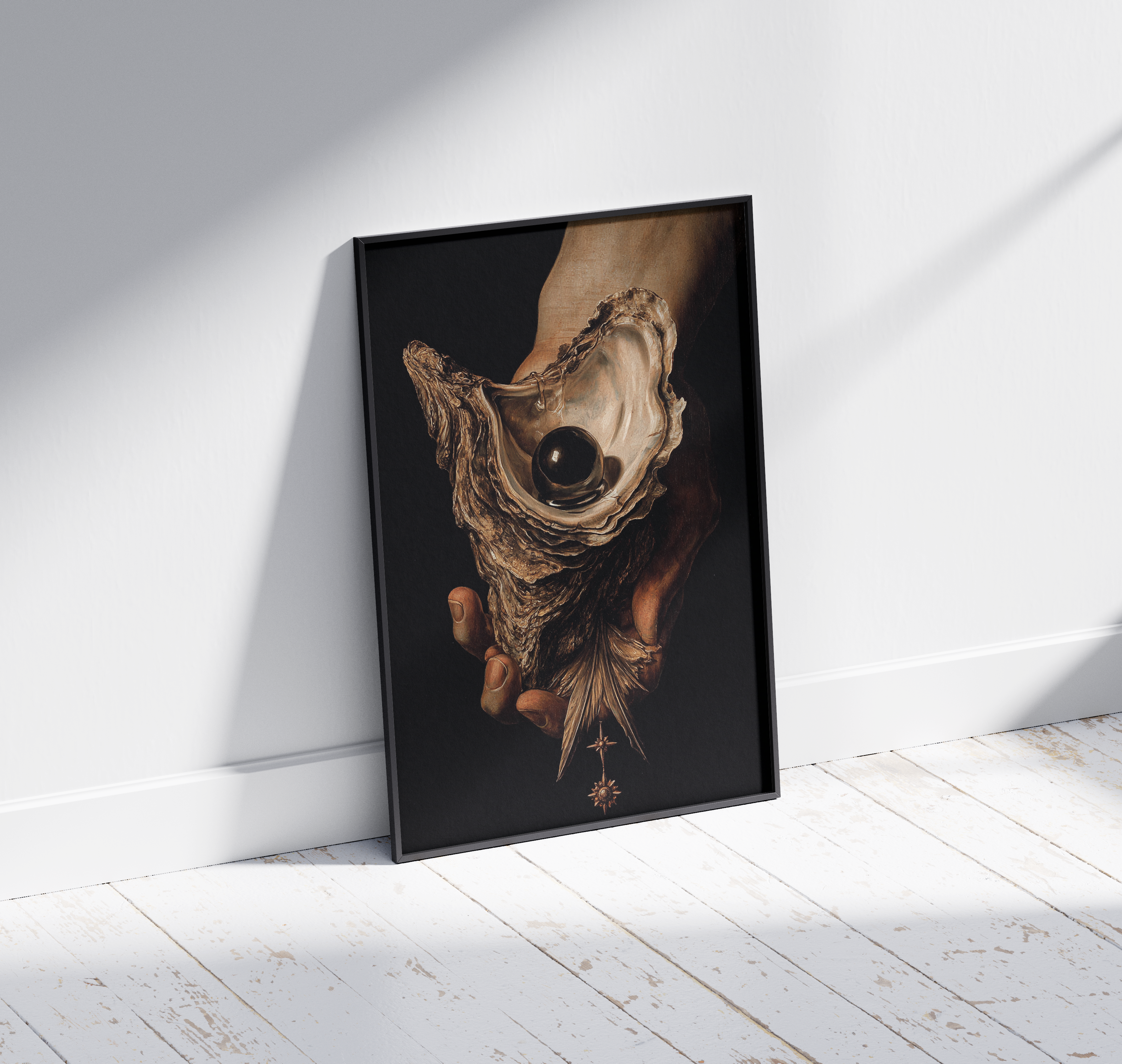 Wooden Framed Print: Ostrea Sacra