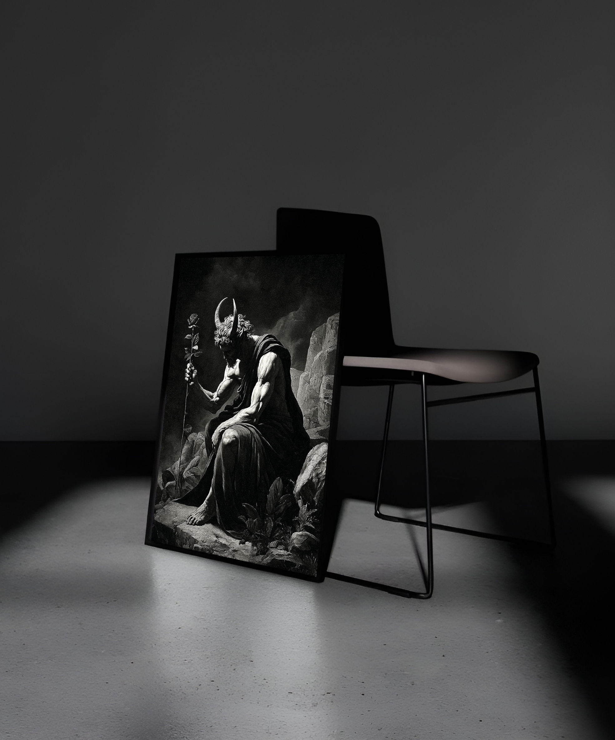 Wooden Framed Print: Per Ardua Ad Bonum