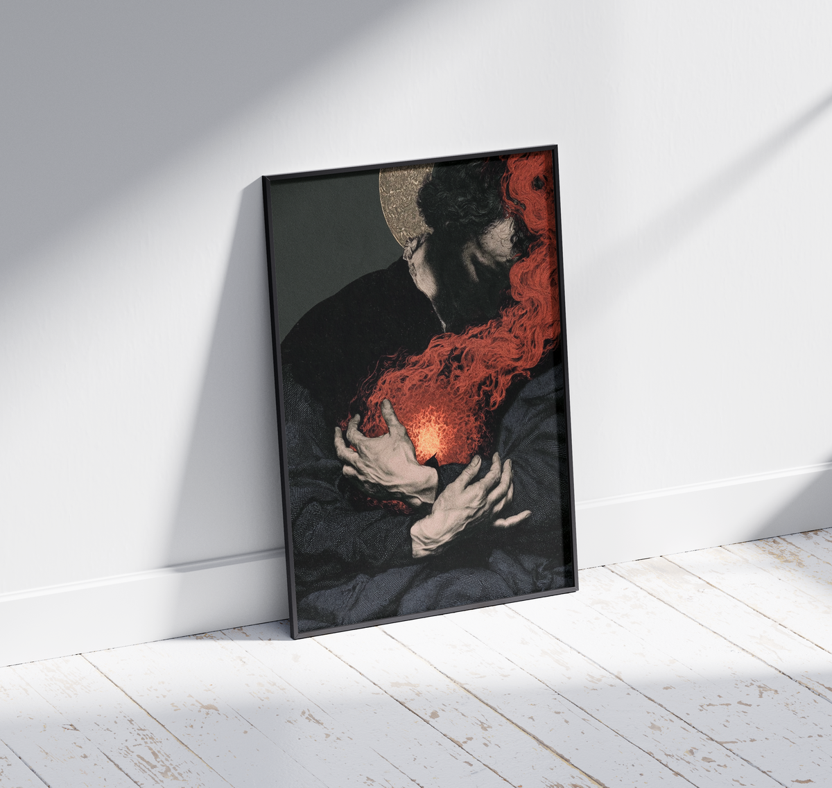 Wooden Framed Print: Fervor Animi