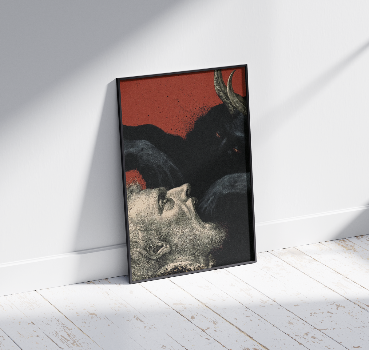 Wooden Framed Print: Eruere Malum