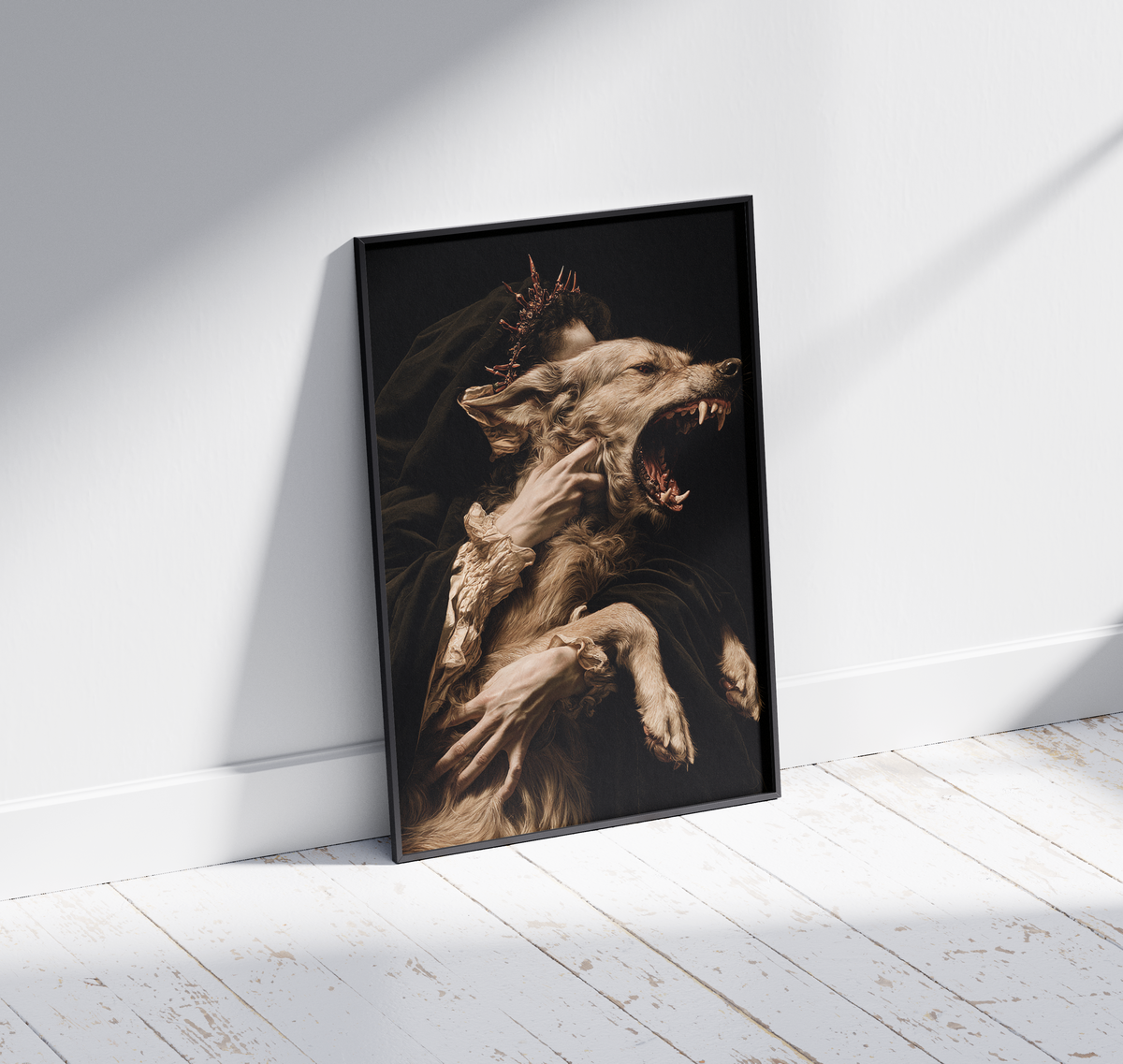 Wooden Framed Print: Custodia Fidelis