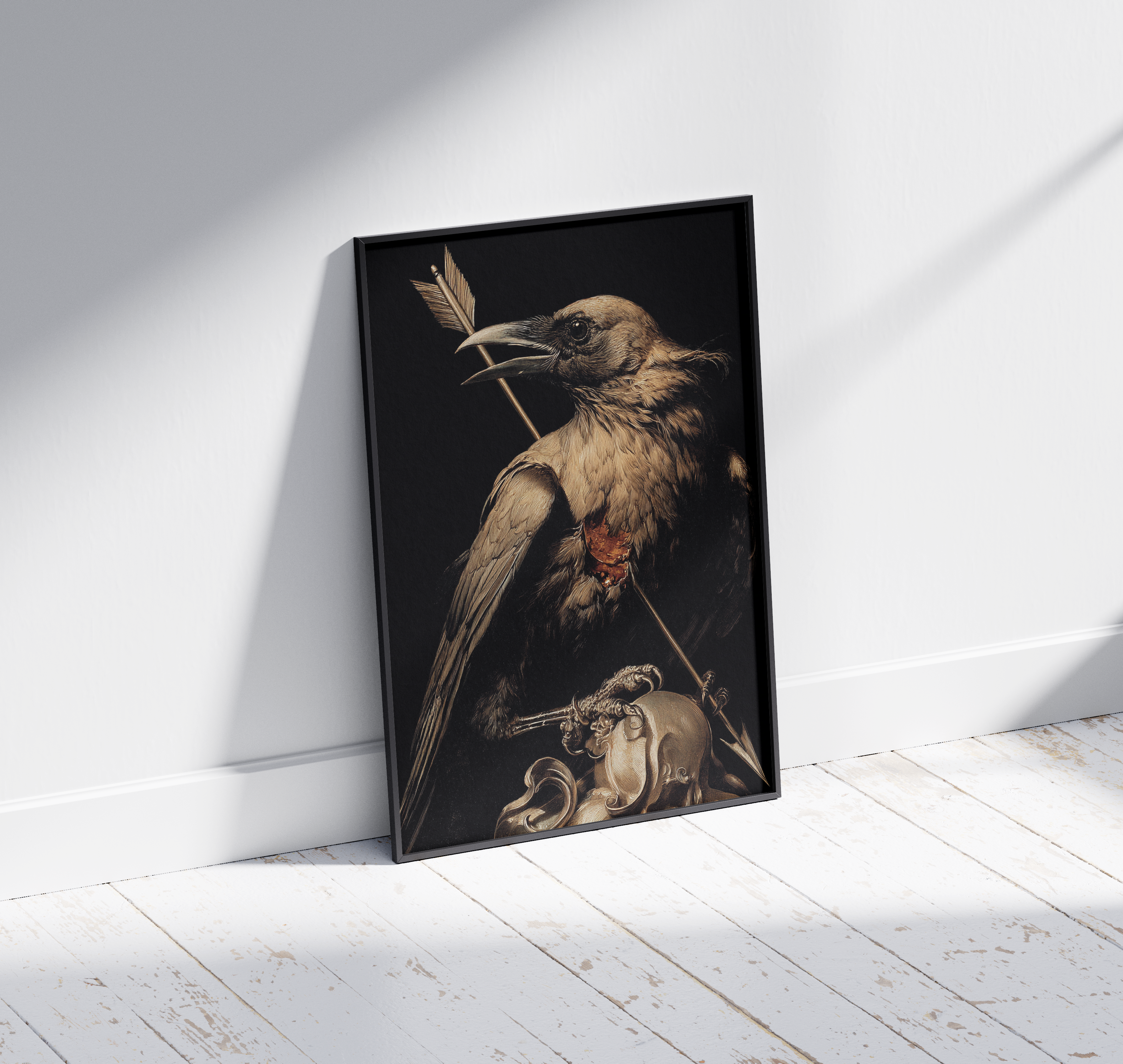 Wooden Framed Print: Fatum Mortiferum