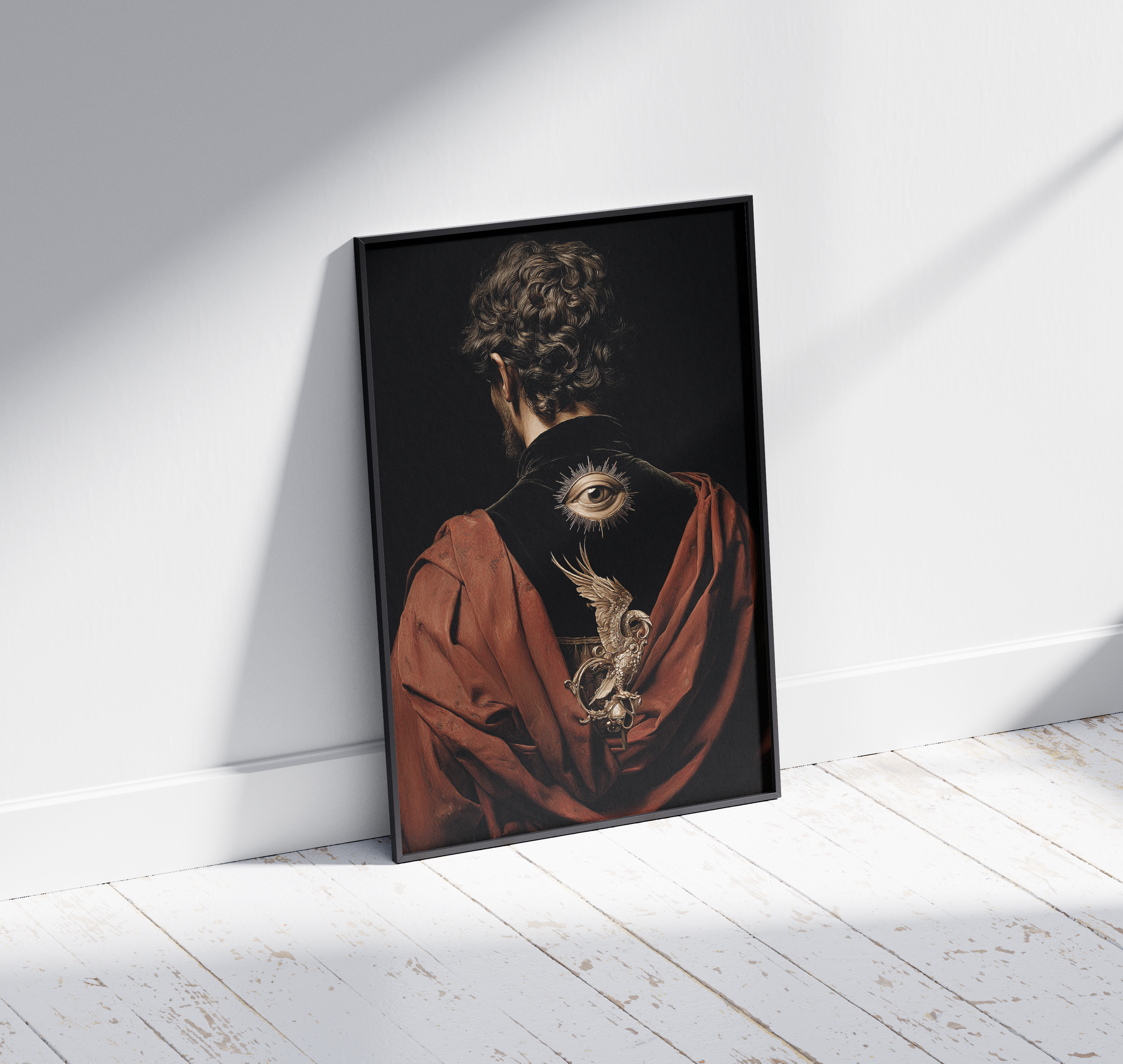 Wooden Framed Print: Oculus Interior