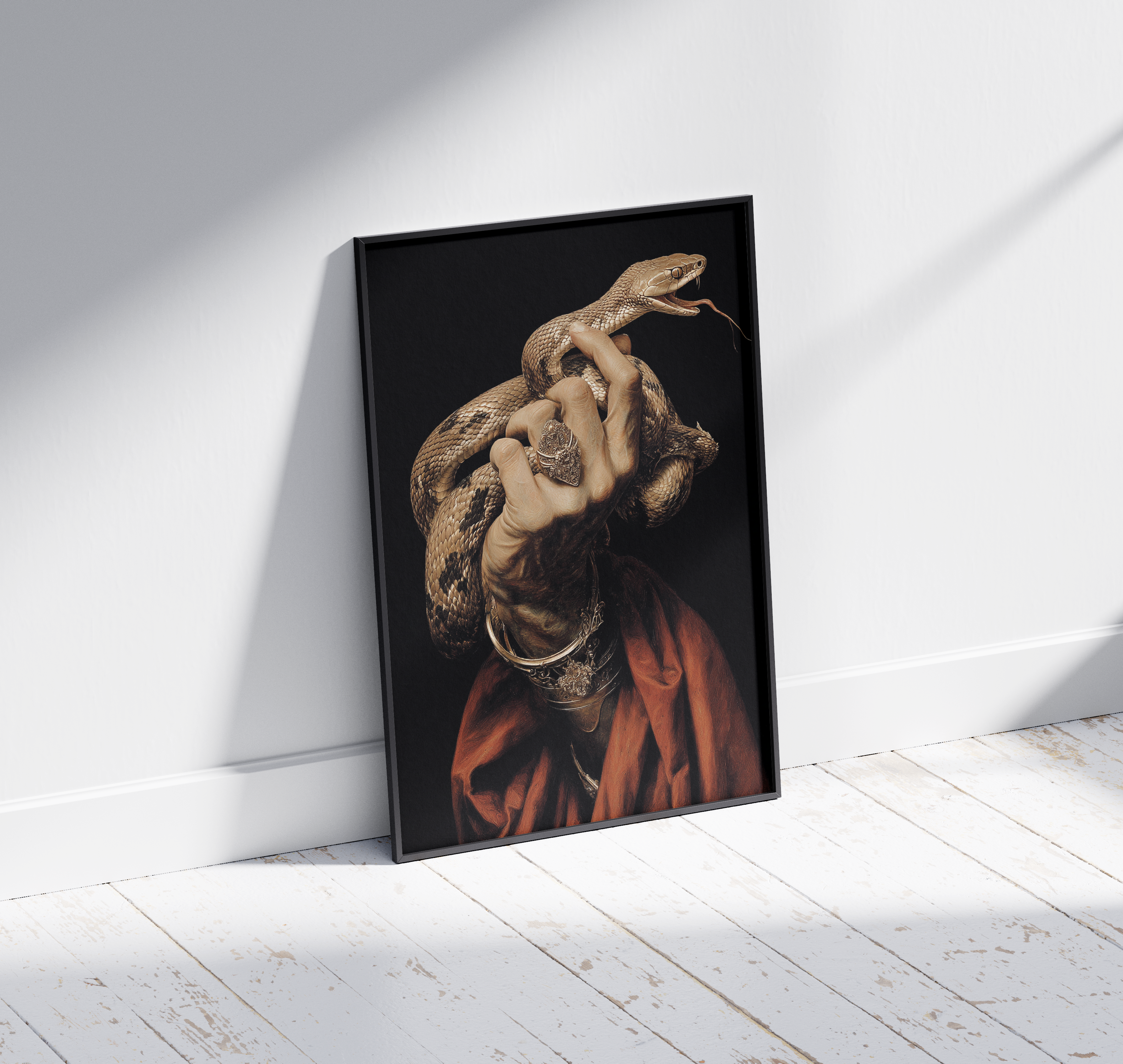 Wooden Framed Print: Tentatio Repens