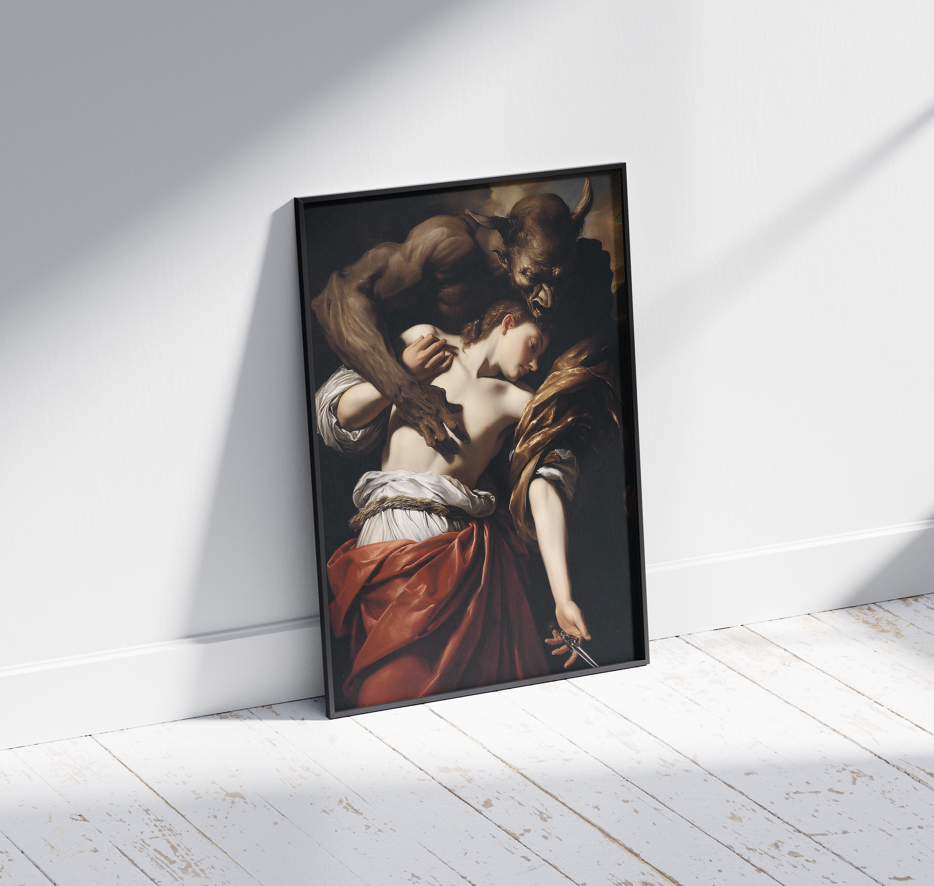 Wooden Framed Print: Spiritus Ferinus