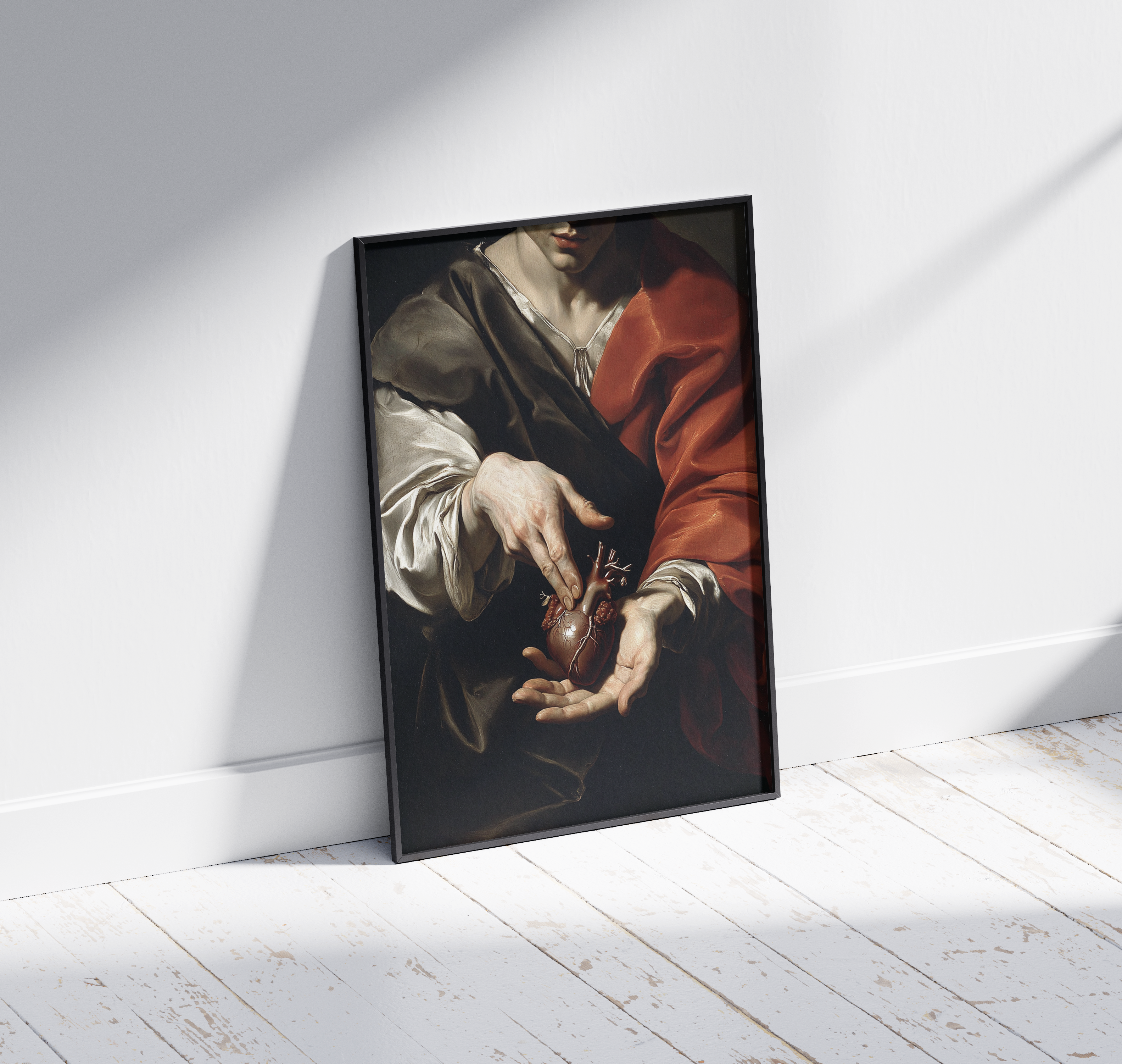 Wooden Framed Print: Cor Aeternum