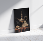 Wooden Framed Print: Lucerna Aladdini