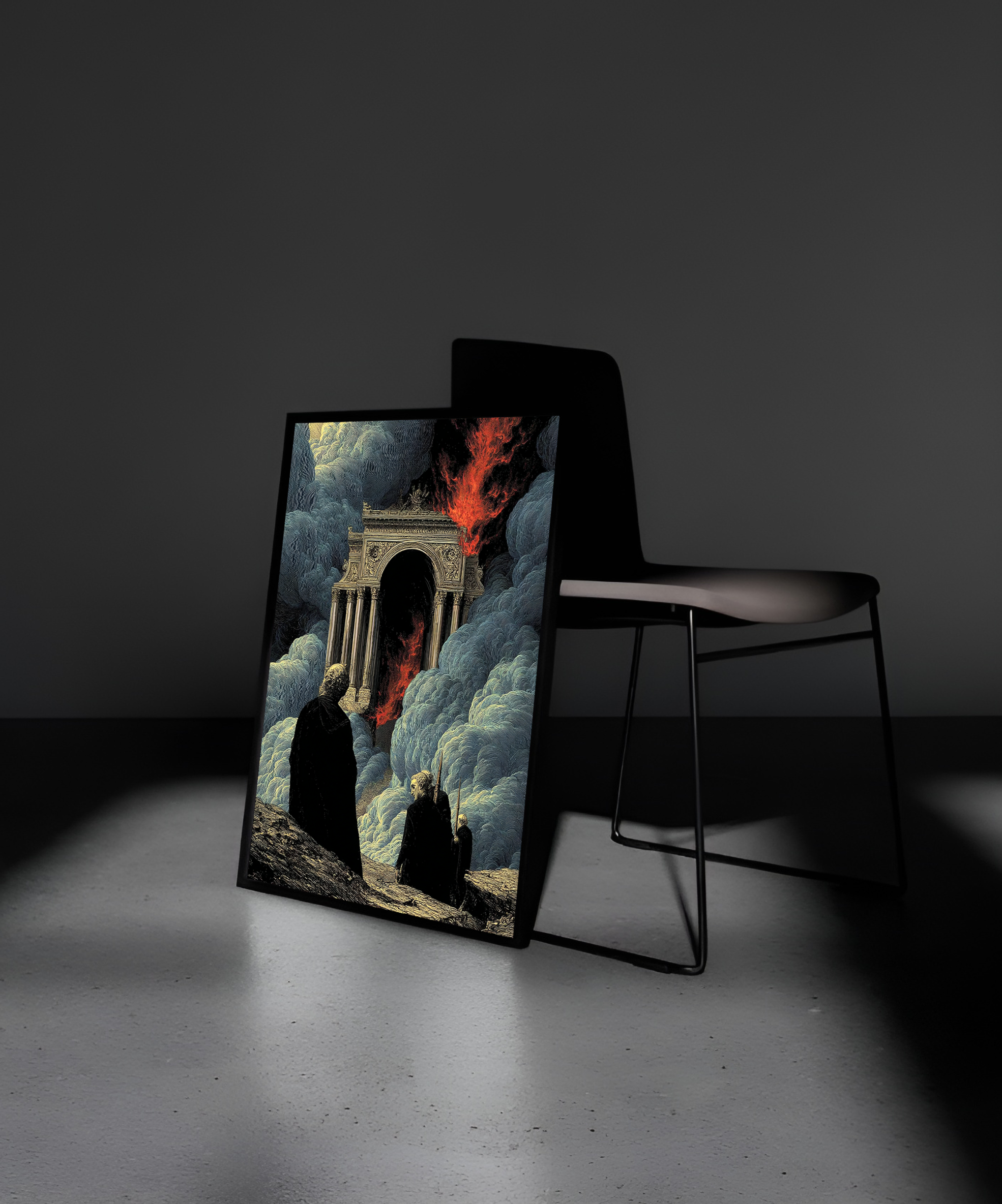 Wooden Framed Print: Nexus Aeternus