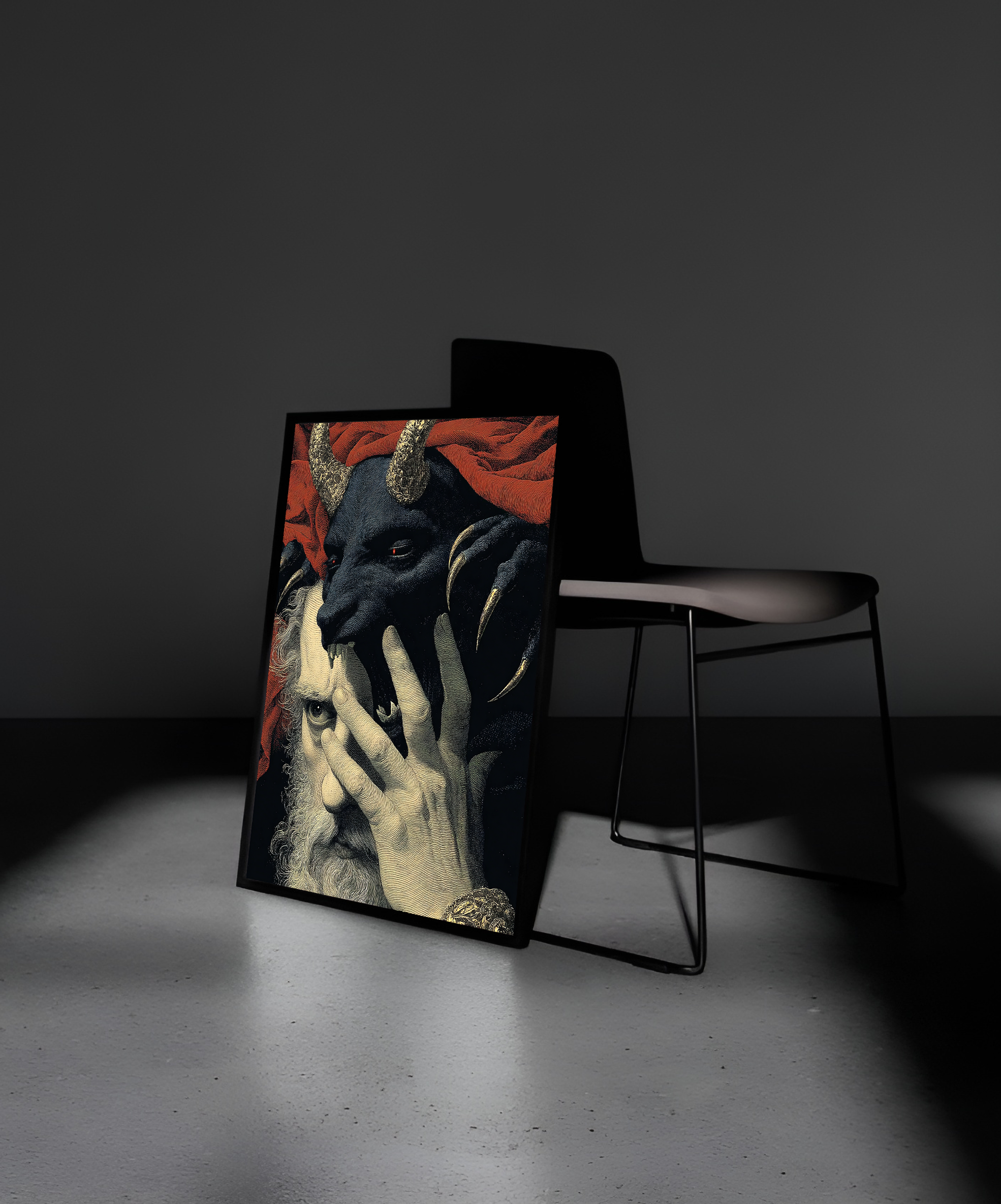 Wooden Framed Print: Vinculum Astrale