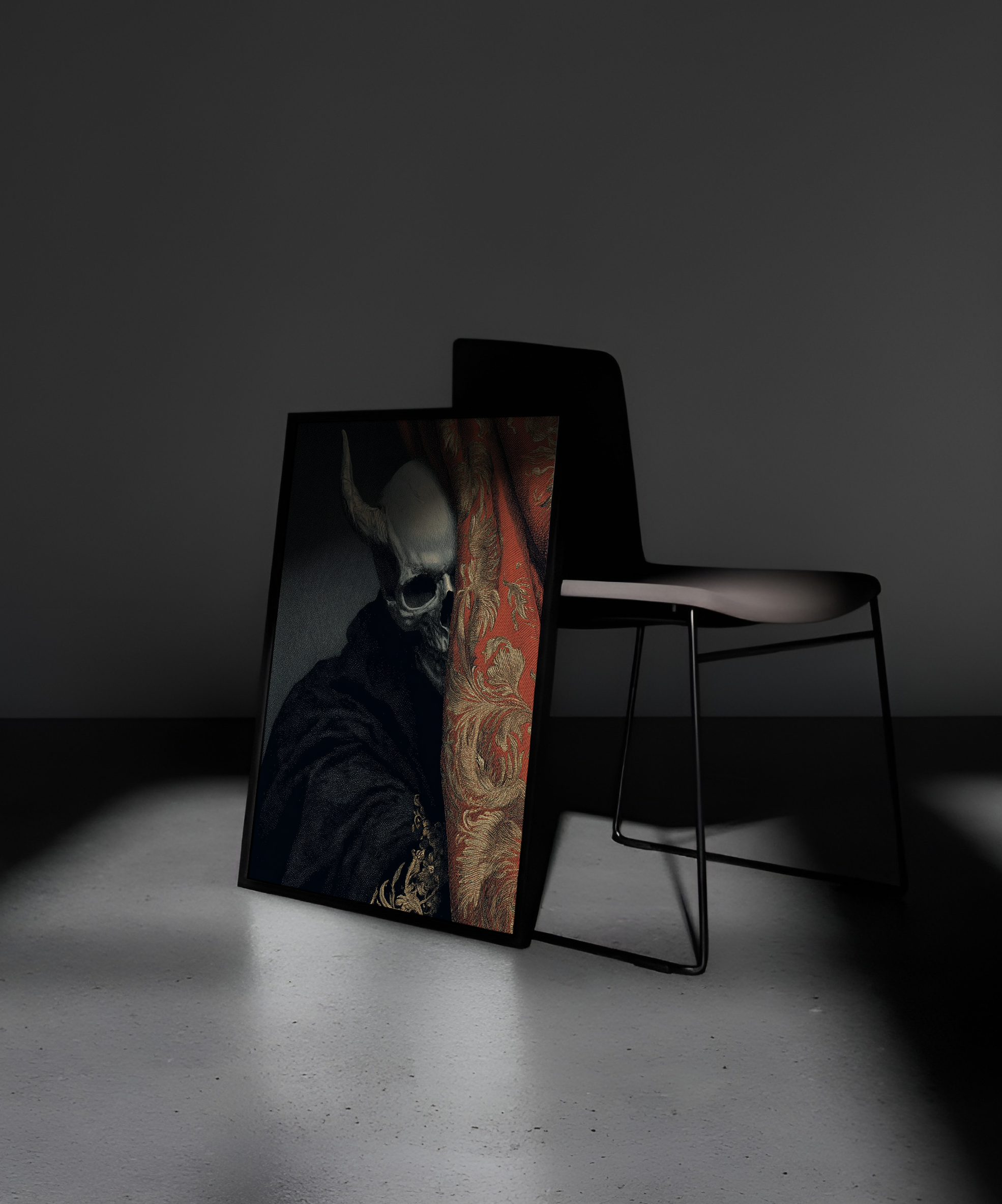 Wooden Framed Print: Serpens Occultus