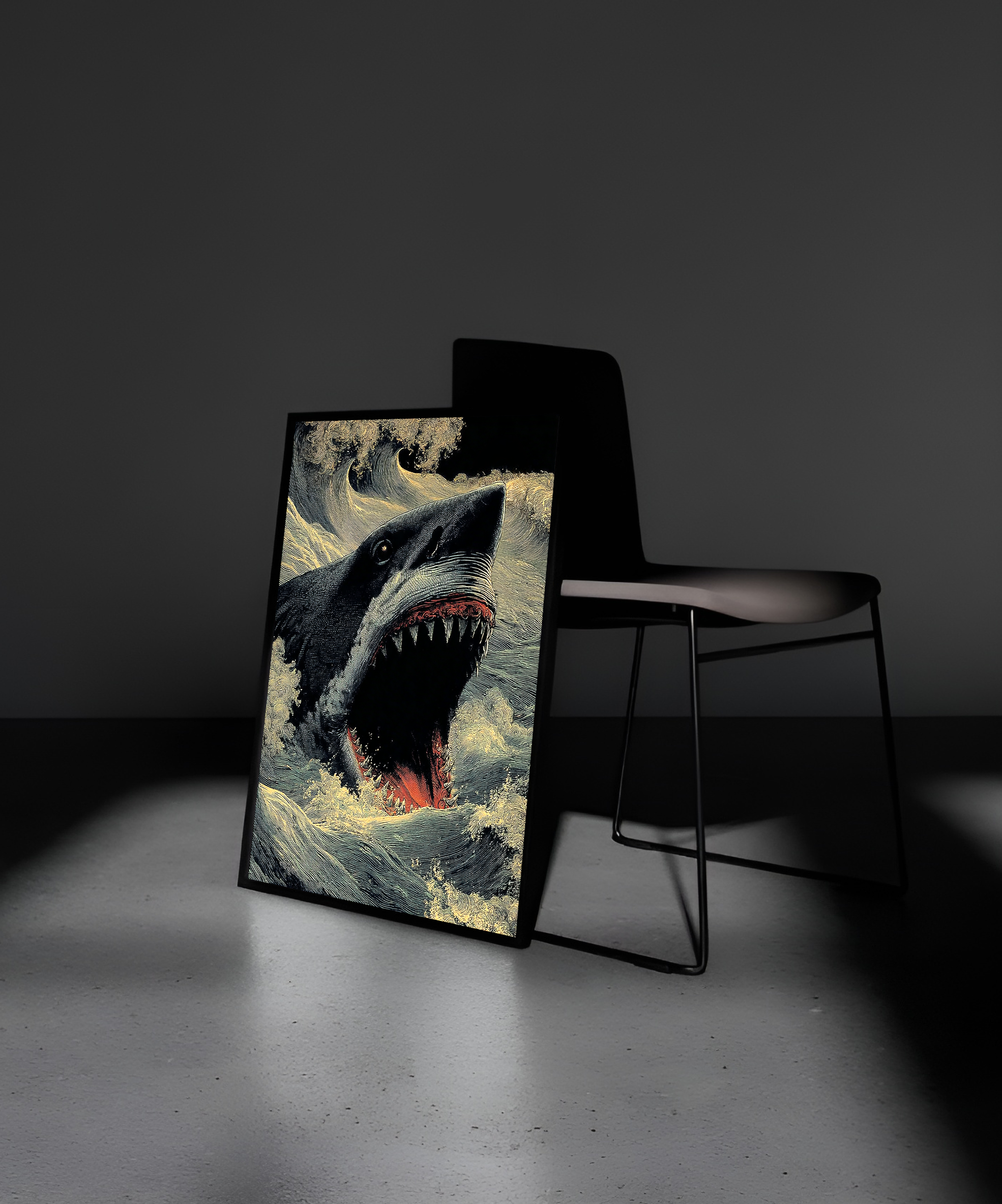 Wooden Framed Print: Sacrum Abyssum