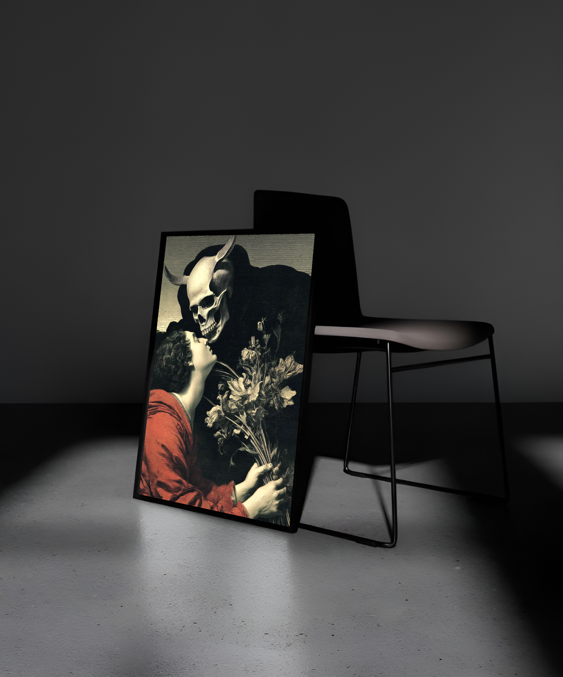 Wooden Framed Print: Vox Inferni