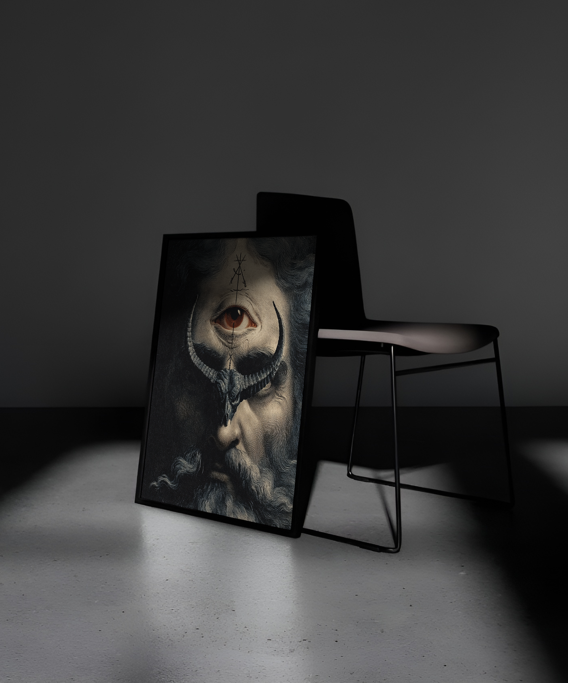 Wooden Framed Print: Essentia Daemonum